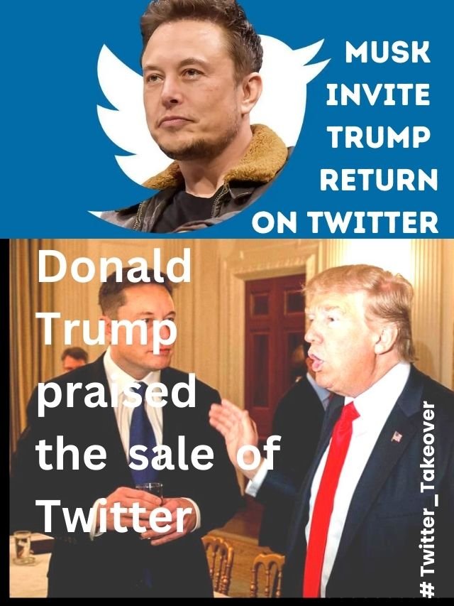 Trump React twiiter sale. return twitter